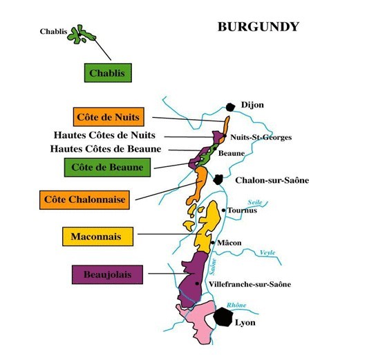 勃艮第产区等级划分